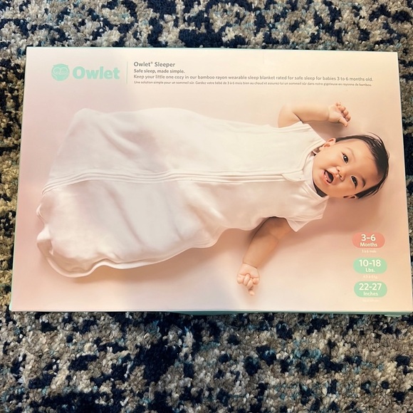 Bundle of two Bamboo Owlet Sleep Sack NEW! - Picture 3 of 6
